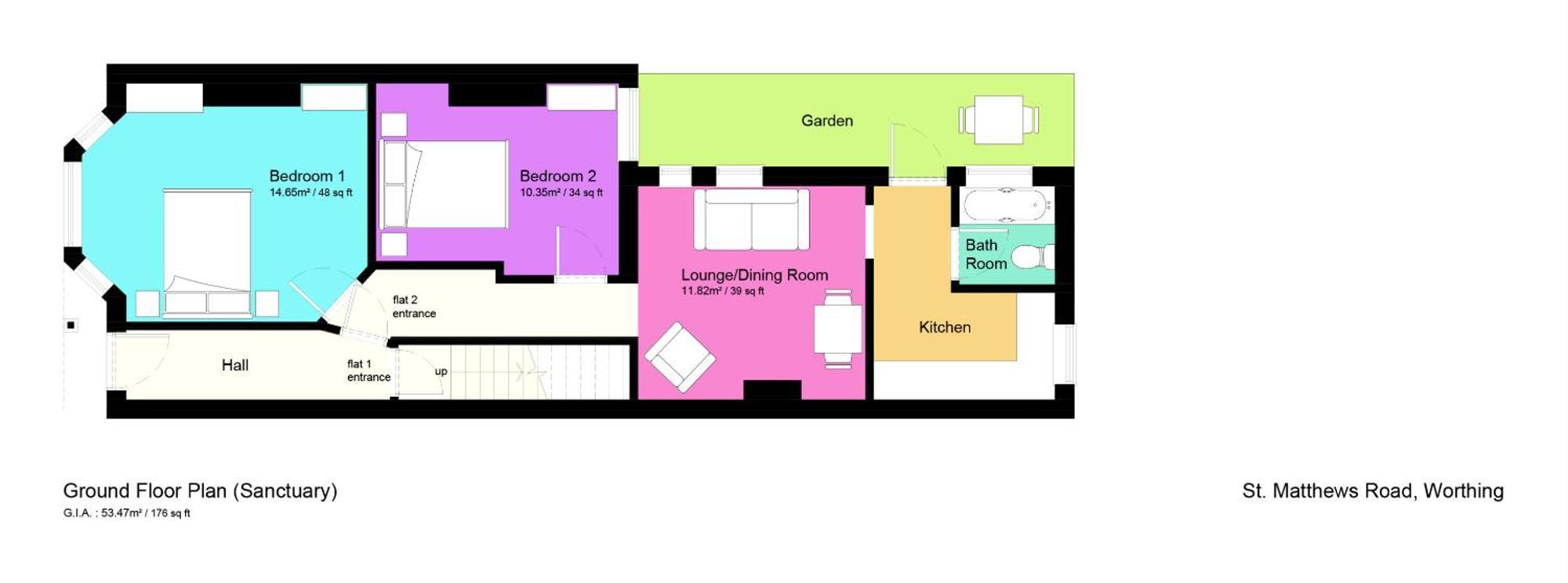 Sanctuary-By-Sea Apartman Worthing Kültér fotó